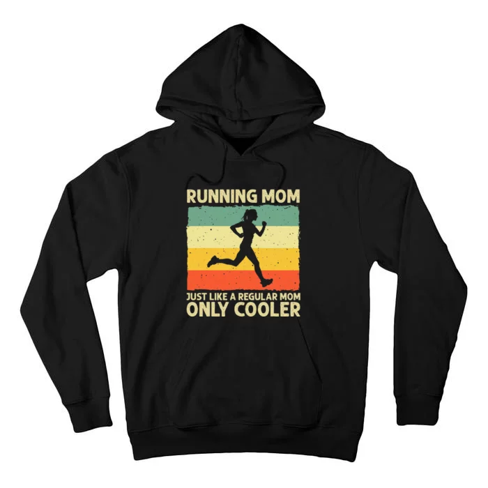 Funny Running For Women Mom Marathoner Runner Coach Racing Tall Hoodie