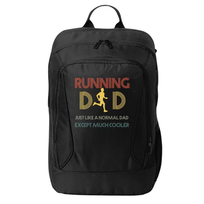 Father Runner - Father's Day Running Dad City Backpack