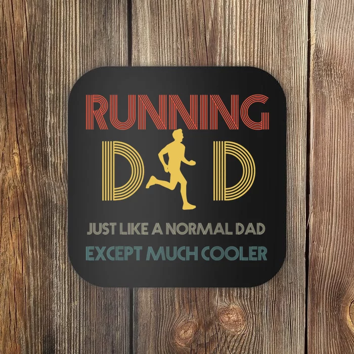 Father Runner - Father's Day Running Dad Coaster