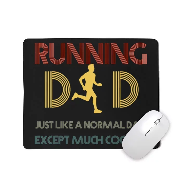 Father Runner - Father's Day Running Dad Mousepad