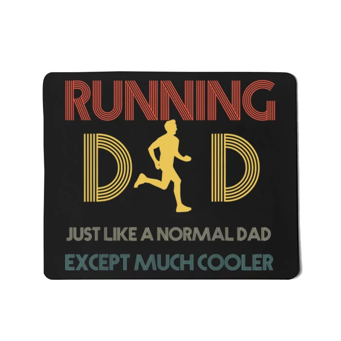 Father Runner - Father's Day Running Dad Mousepad