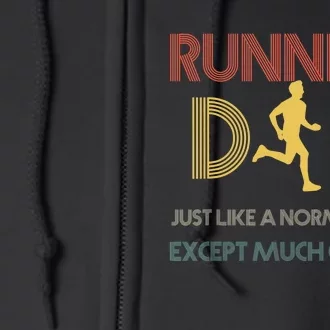 Father Runner - Father's Day Running Dad Full Zip Hoodie