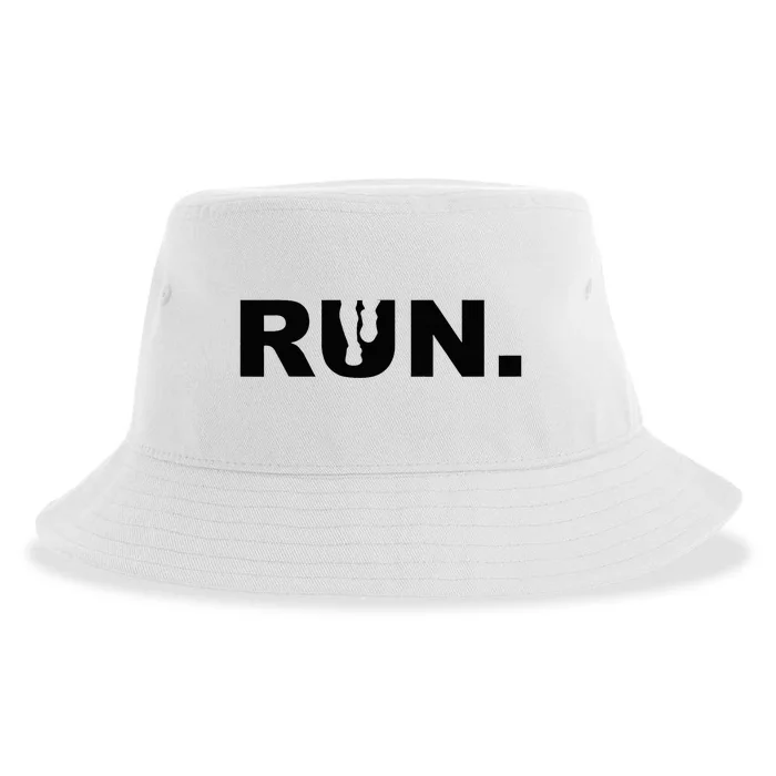 Funny Runner For Runner Best Run Sports For Run Lover Sustainable Bucket Hat