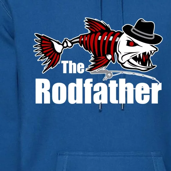 Funny Rod Father Love Fishing Fathers Day Gift Premium Hoodie