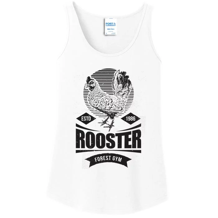 Fighting Rooster Ladies Essential Tank