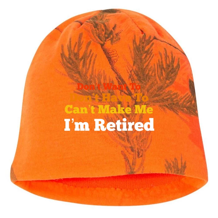 Funny Retirement For Adult, Sarcastic Graphic Tee Kati - Camo Knit Beanie