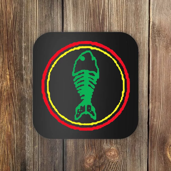 Fishbone Retro Fishing Lover Coaster