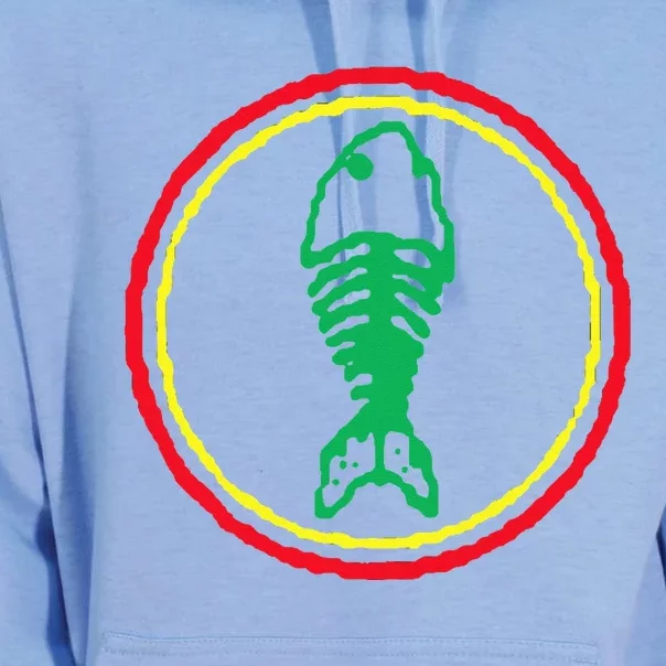 Fishbone Retro Fishing Lover Unisex Surf Hoodie