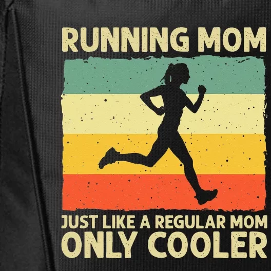 Funny Running For Women Mom Marathoner Runner Coach Racing City Backpack