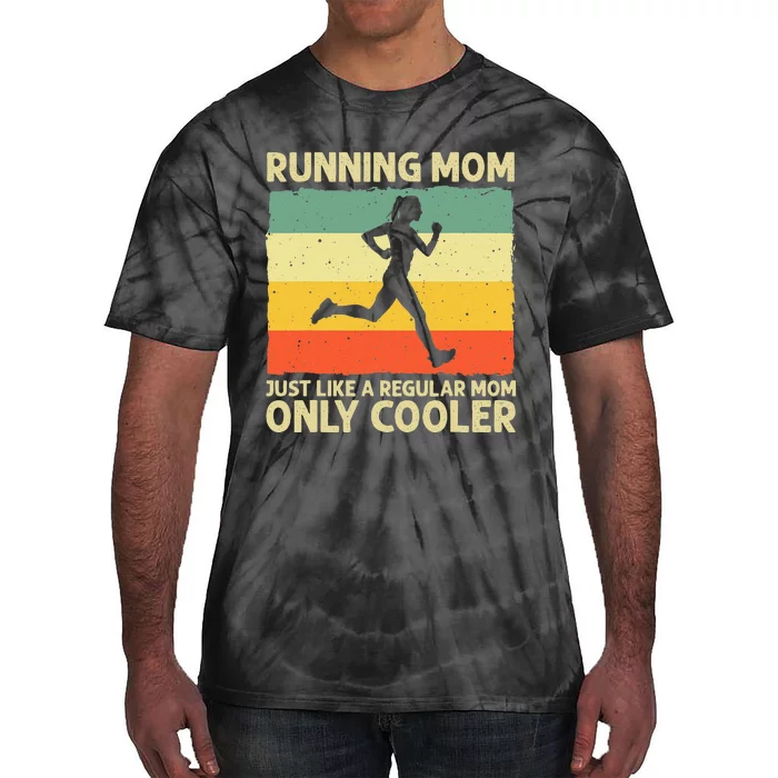 Funny Running For Women Mom Marathoner Runner Coach Racing Tie-Dye T-Shirt