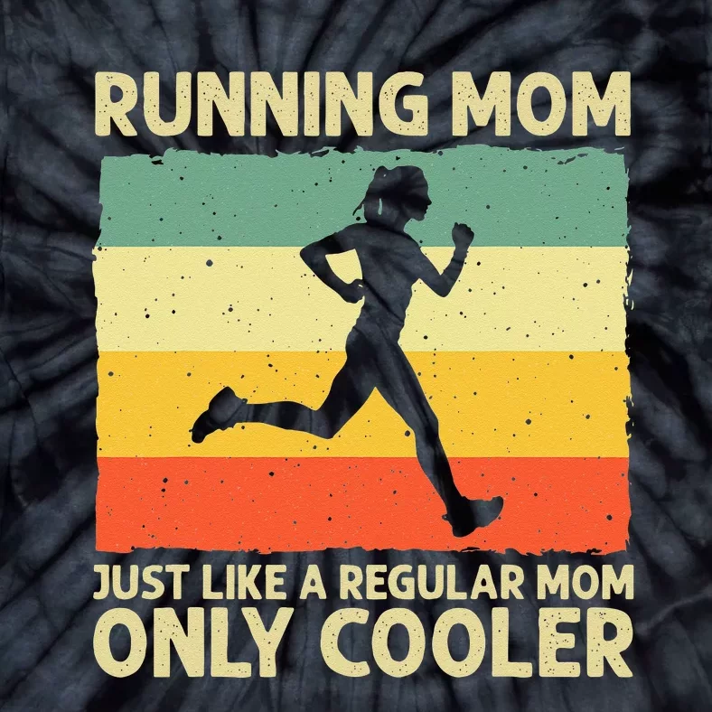 Funny Running For Women Mom Marathoner Runner Coach Racing Tie-Dye T-Shirt