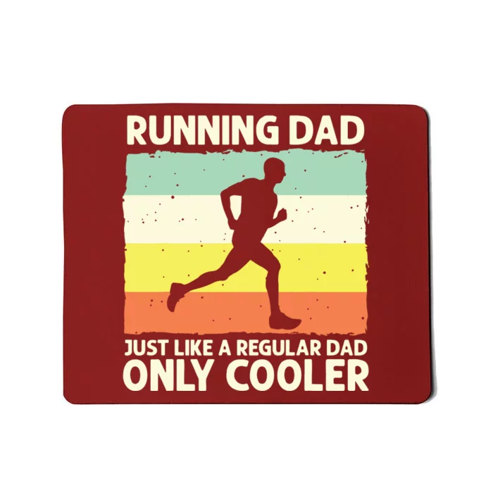 Funny Running For Men Dad Marathon Runner Coach Marathoner Mousepad