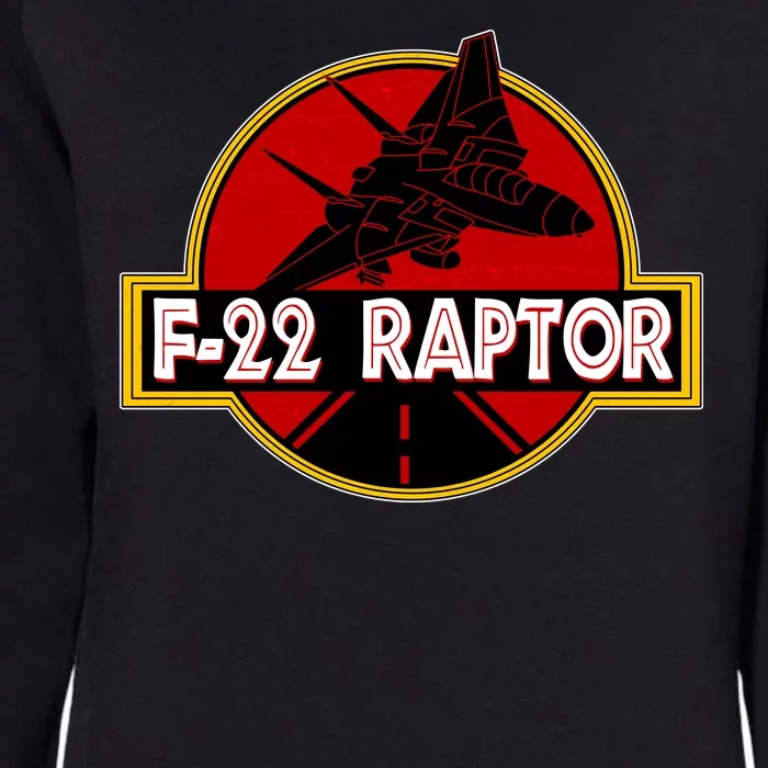 F22 Raptor Fighter Jet Womens California Wash Sweatshirt