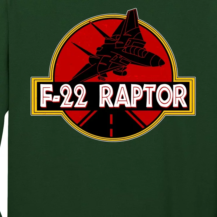 F22 Raptor Fighter Jet Long Sleeve Shirt