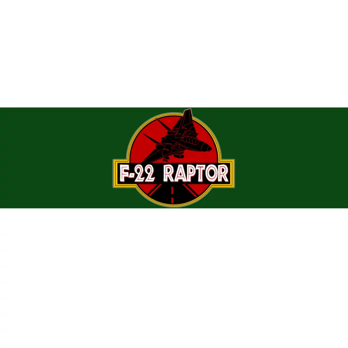 F22 Raptor Fighter Jet Bumper Sticker