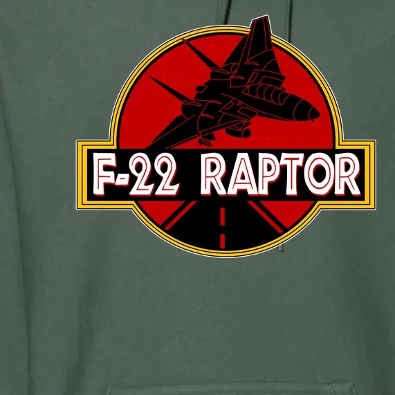 F22 Raptor Fighter Jet Premium Hoodie