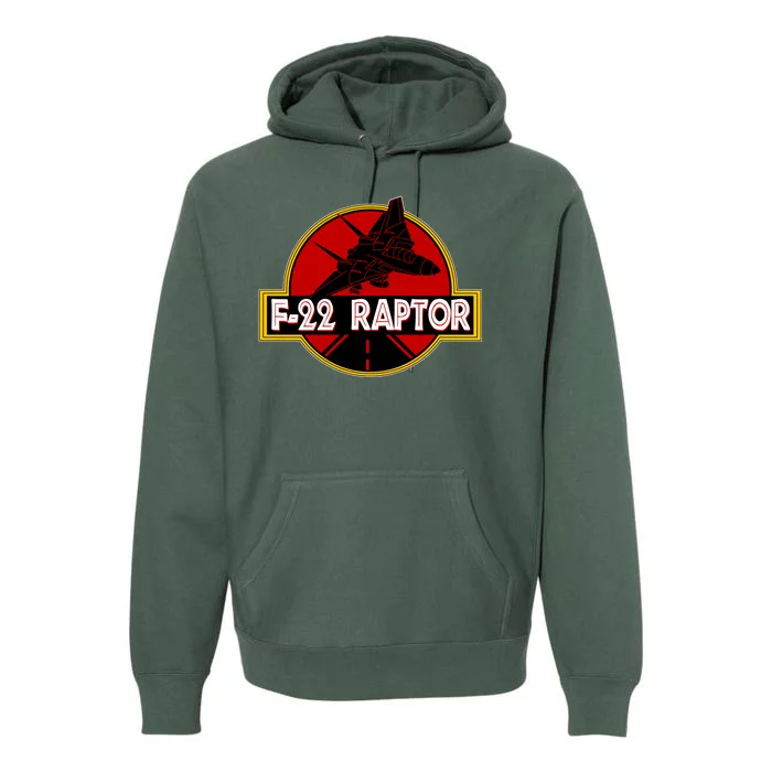 F22 Raptor Fighter Jet Premium Hoodie