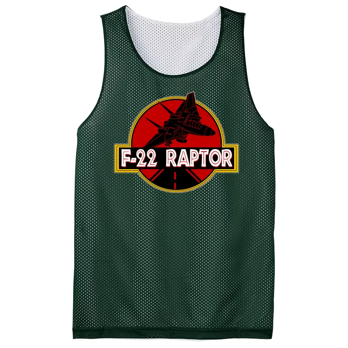 F22 Raptor Fighter Jet Mesh Reversible Basketball Jersey Tank