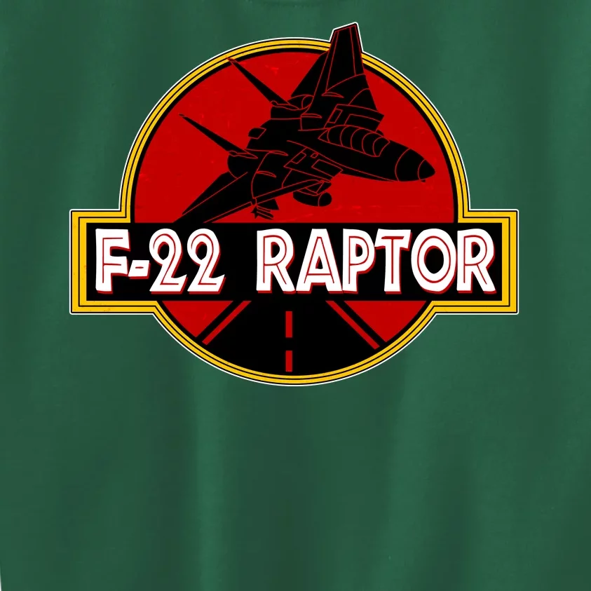 F22 Raptor Fighter Jet Kids Sweatshirt