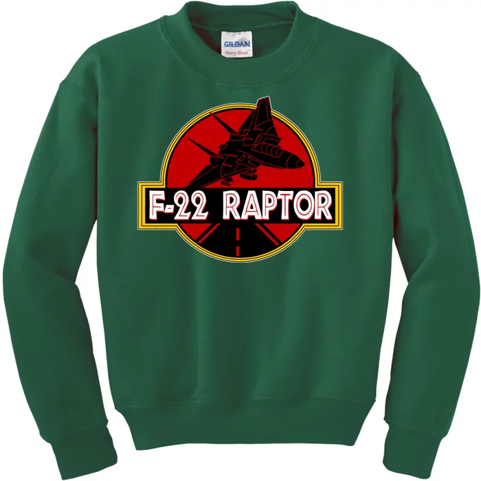 F22 Raptor Fighter Jet Kids Sweatshirt