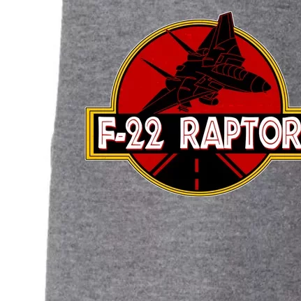 F22 Raptor Fighter Jet Doggie 3-End Fleece Hoodie