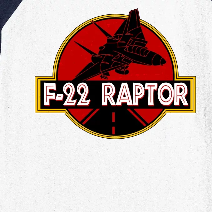 F22 Raptor Fighter Jet Baseball Sleeve Shirt