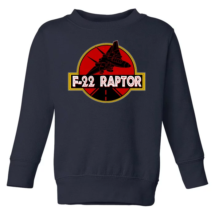 F22 Raptor Fighter Jet Toddler Sweatshirt