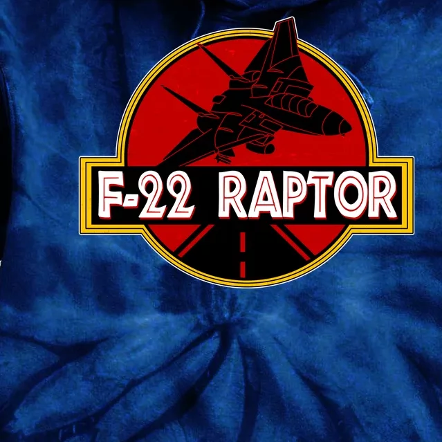 F22 Raptor Fighter Jet Tie Dye Hoodie