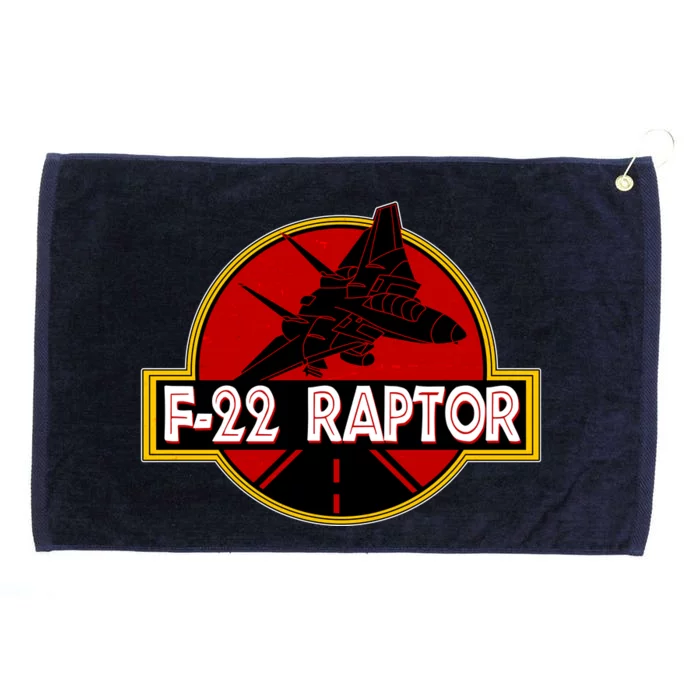 F22 Raptor Fighter Jet Grommeted Golf Towel