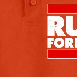 Funny Run Forrest Run Logo Dry Zone Grid Performance Polo