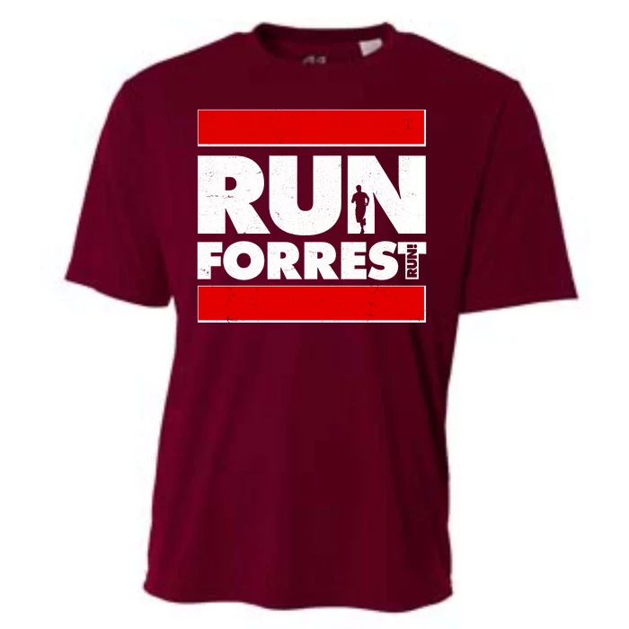 Funny Run Forrest Run Logo Cooling Performance Crew T-Shirt