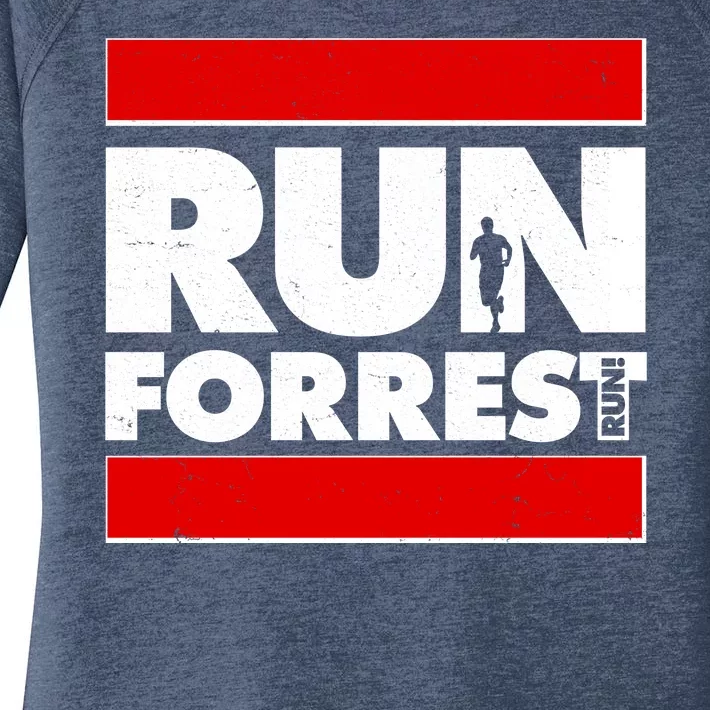 Funny Run Forrest Run Logo Women's Perfect Tri Tunic Long Sleeve Shirt