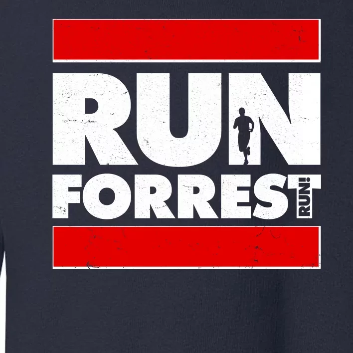 Funny Run Forrest Run Logo Toddler Sweatshirt