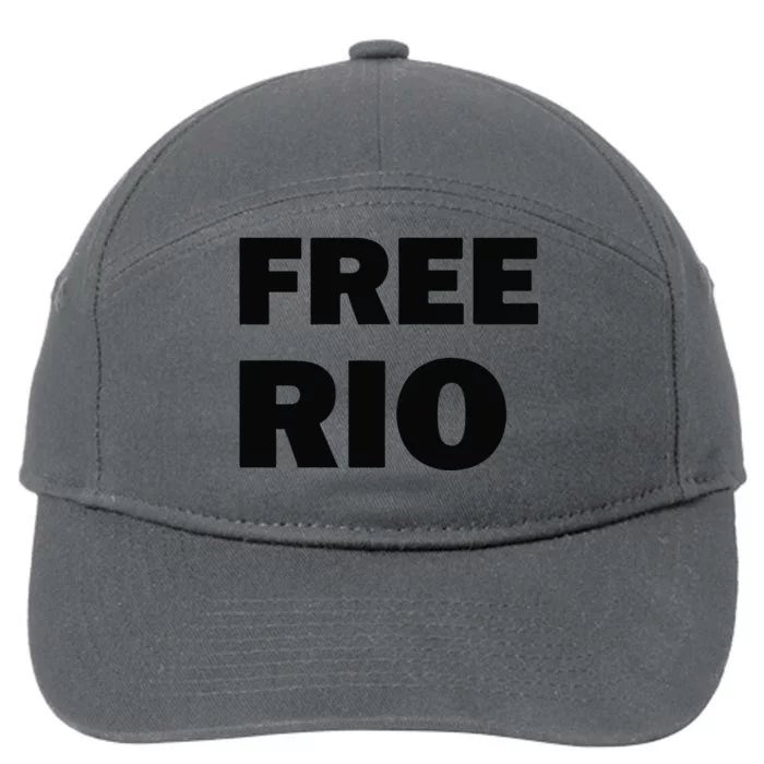 Free Rio 7-Panel Snapback Hat