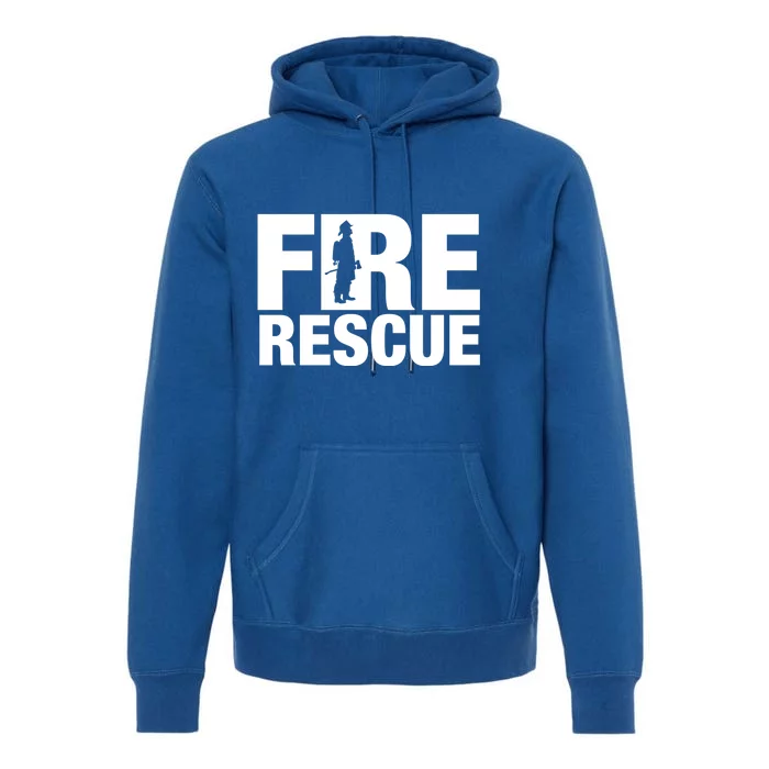 Fire Rescue Firefighter Honor Brave Tee Gift Idea Gift Premium Hoodie