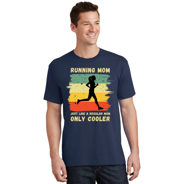 Funny Running For Wo Mom Marathon Runner Coach Marathoner T-Shirt