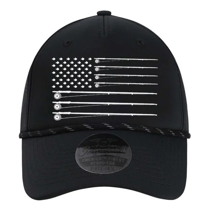 Fly Rod Fishing American Flag Performance The Dyno Cap