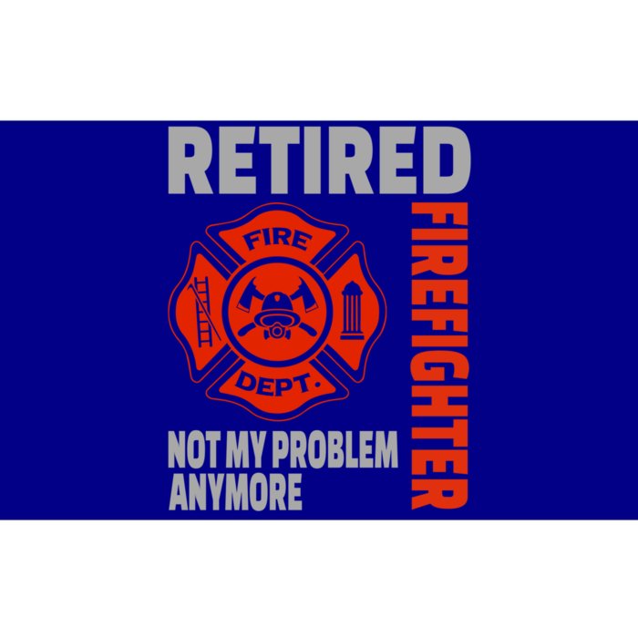 Funny Retired Firefighter Retiret Retiree Meaningful Gift Bumper Sticker