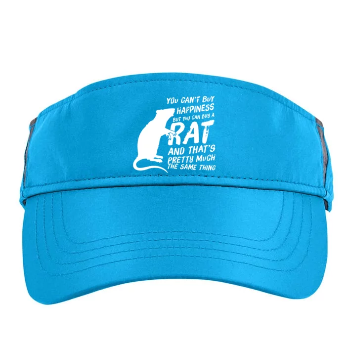 Funny Rat For Rat Lovers And Rat Owners Adult Drive Performance Visor