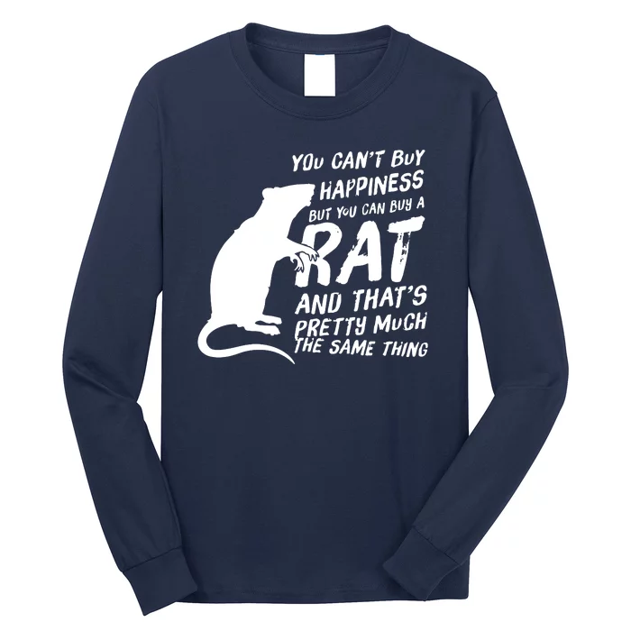 Funny Rat For Rat Lovers And Rat Owners Long Sleeve Shirt