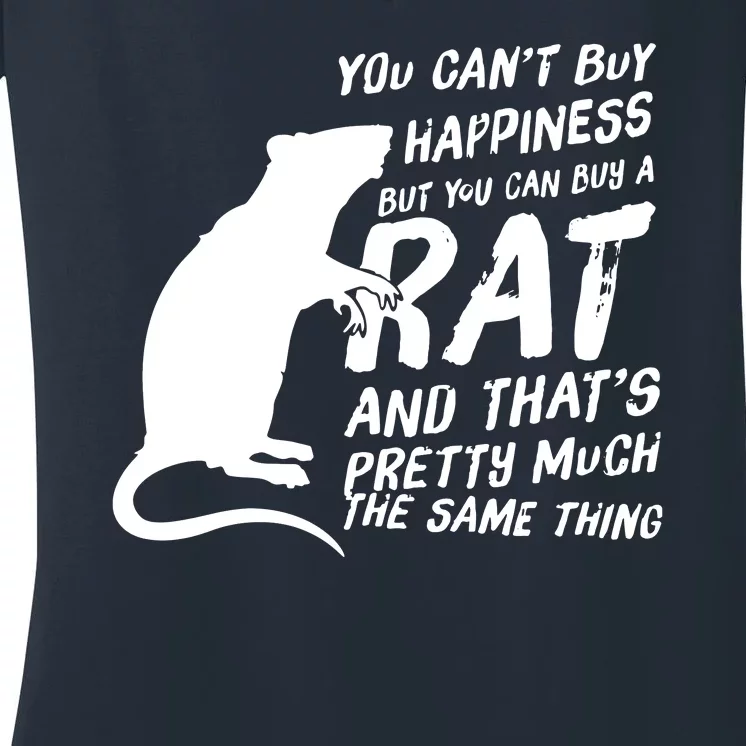 Funny Rat For Rat Lovers And Rat Owners Women's V-Neck T-Shirt