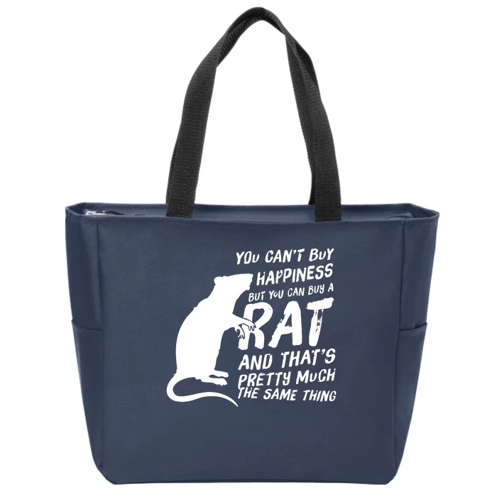 Funny Rat For Rat Lovers And Rat Owners Zip Tote Bag