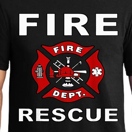 FIRE RESCUE FIRE FIGHTER FIREMAN Pajama Set