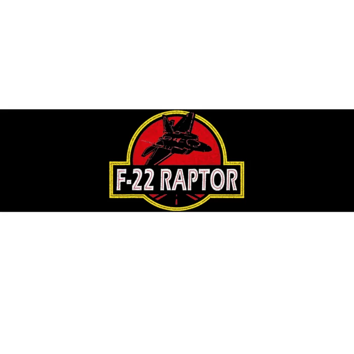 F22 Raptor Fighter Jet Pilot Airplane 4th of July Vintage Bumper Sticker