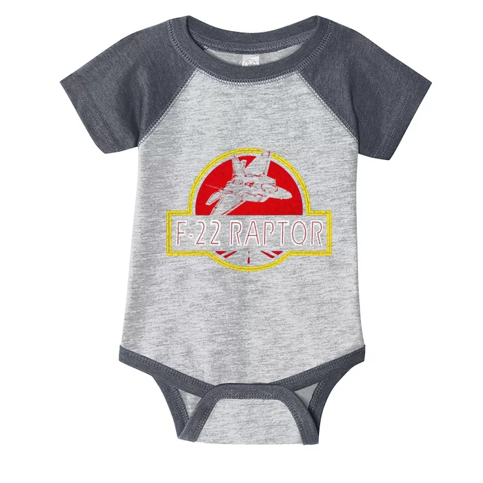 F22 Raptor Fighter Jet Pilot Airplane 4th of July Vintage Infant Baby Jersey Bodysuit