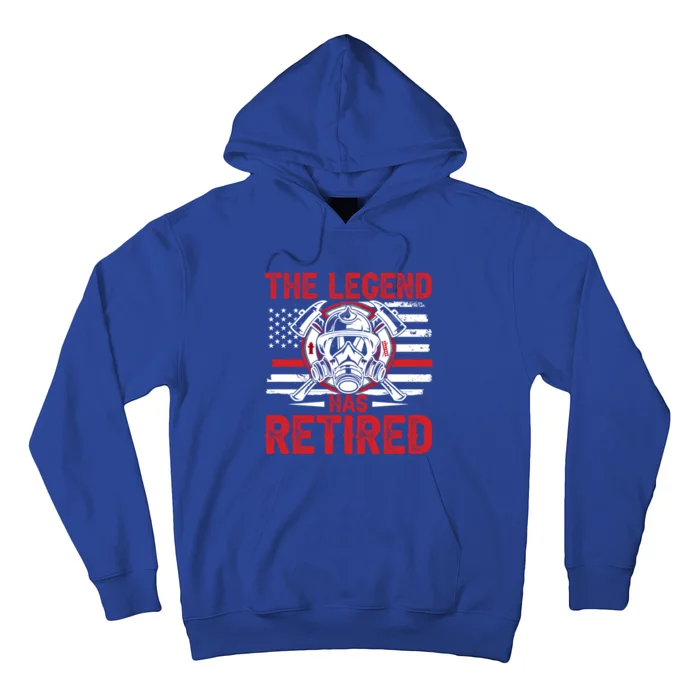 Fire Retired Firefighter Cool Gift Hoodie