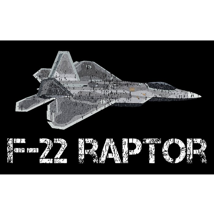 F22 Raptor Fighter Jet Military Pilot Bumper Sticker