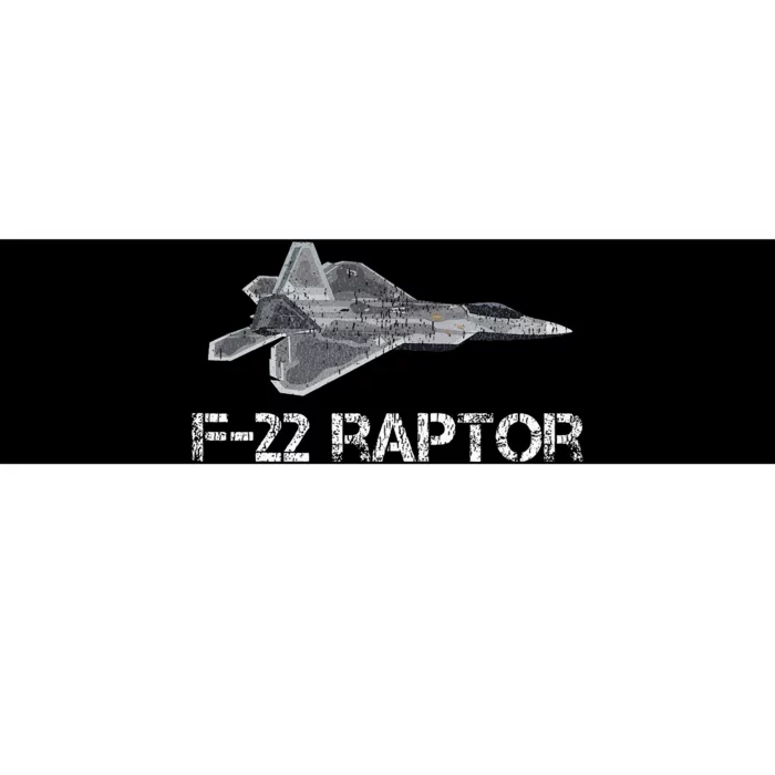 F22 Raptor Fighter Jet Military Pilot Bumper Sticker