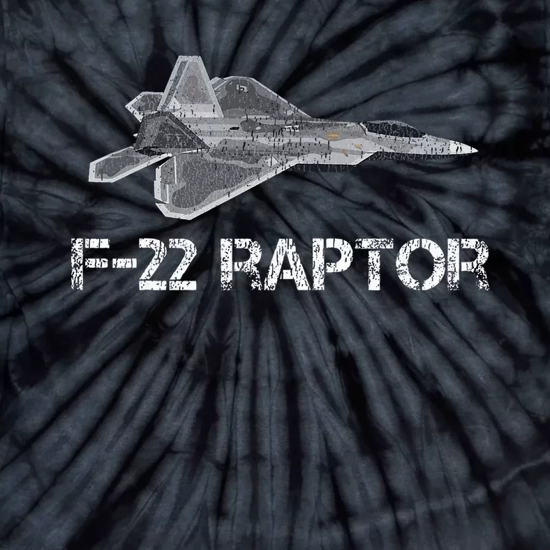 F22 Raptor Fighter Jet Military Pilot Tie-Dye T-Shirt