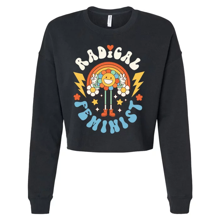 Feminist Radical Feminist Cropped Pullover Crew